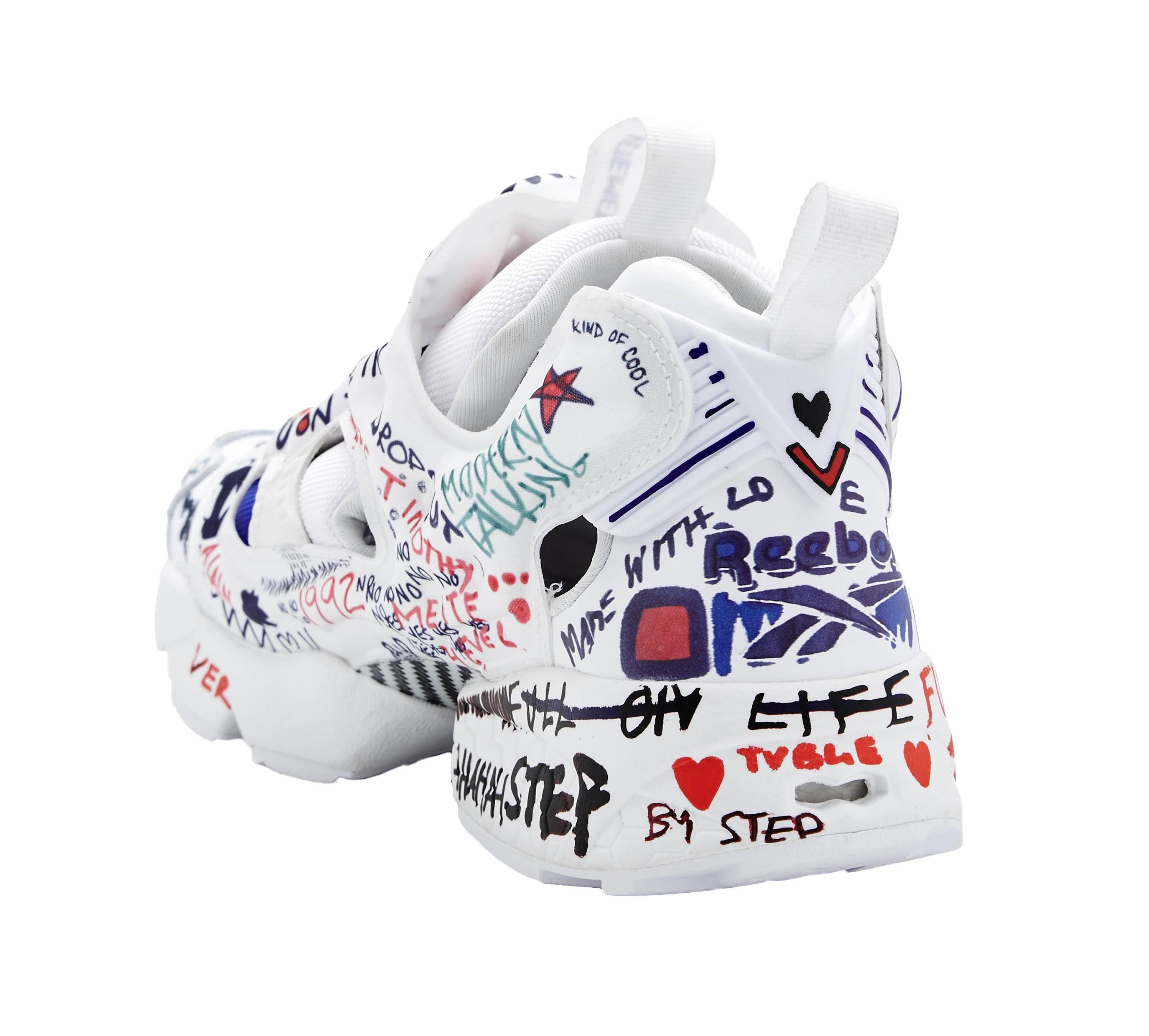 reebok pump graffiti
